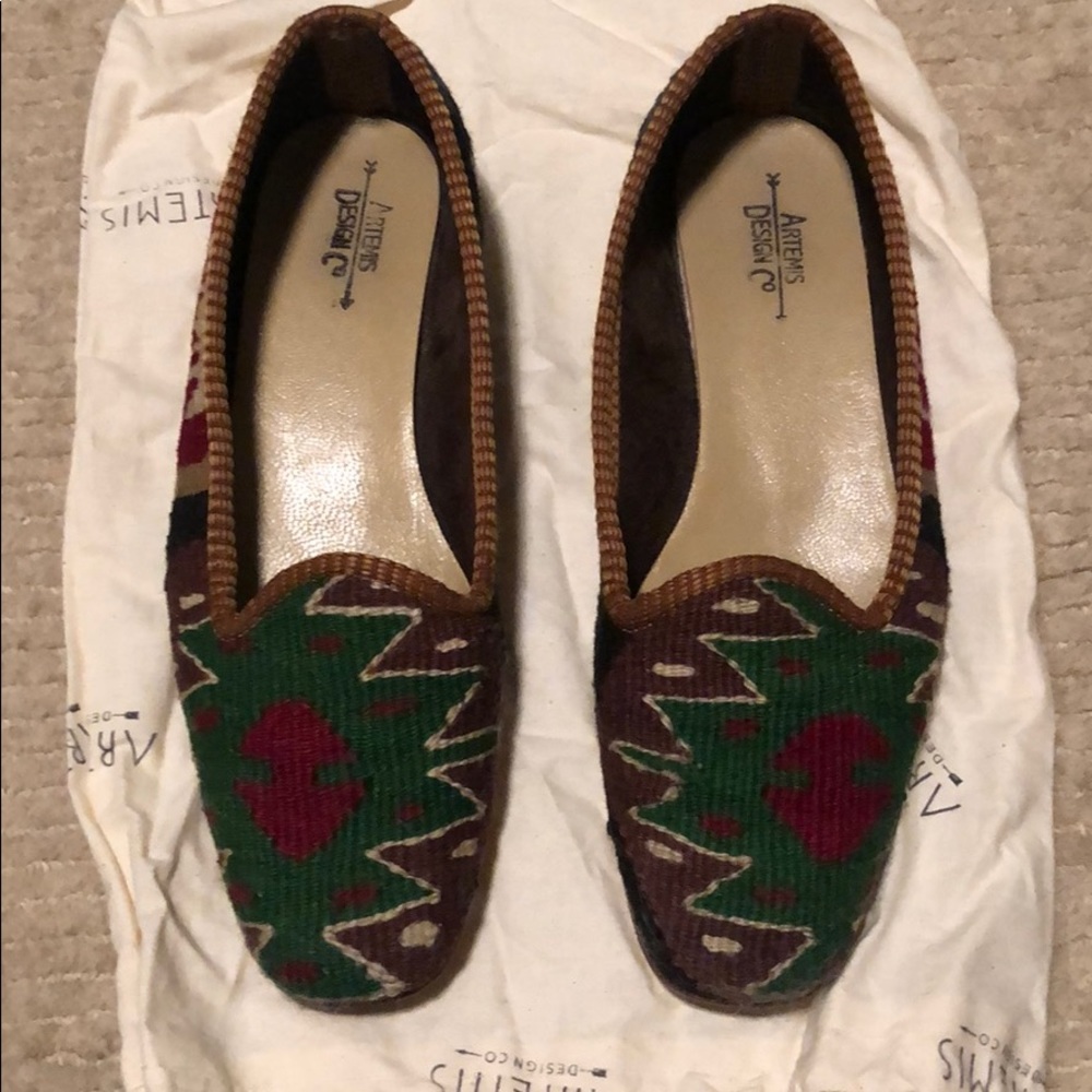 Artemis Kilim loafer - handmade